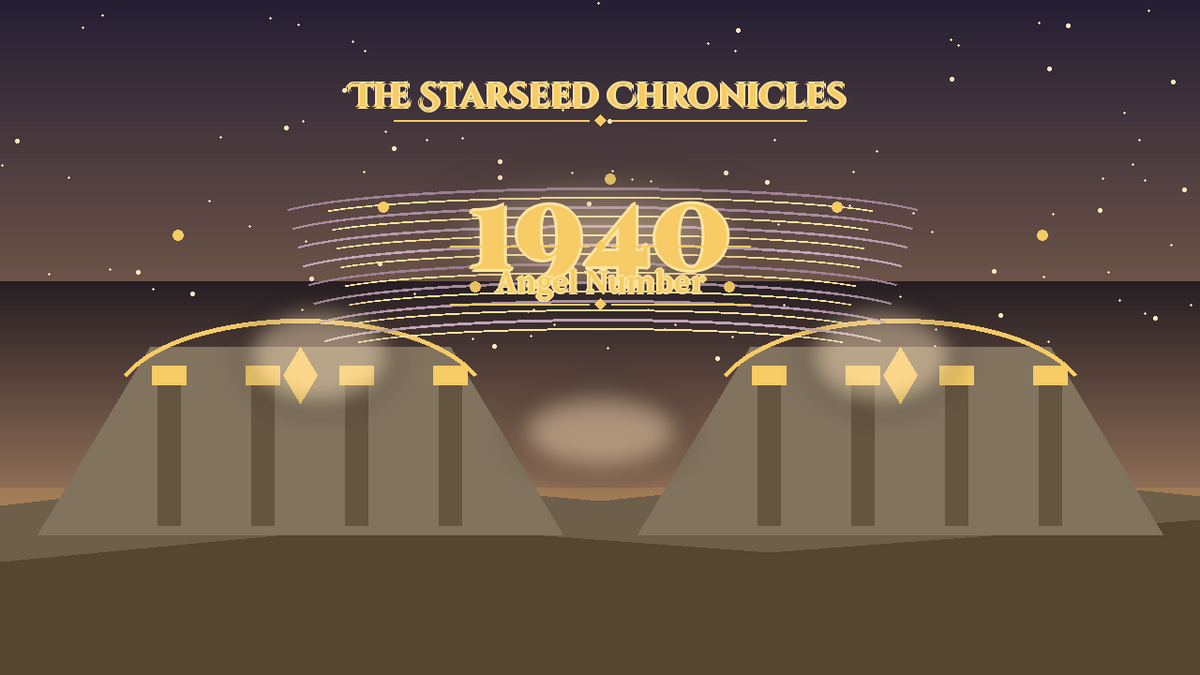 Angel Number 1940: The Starseed Chronicles Style H, Misty Towering Mountains Keystone Source Pool