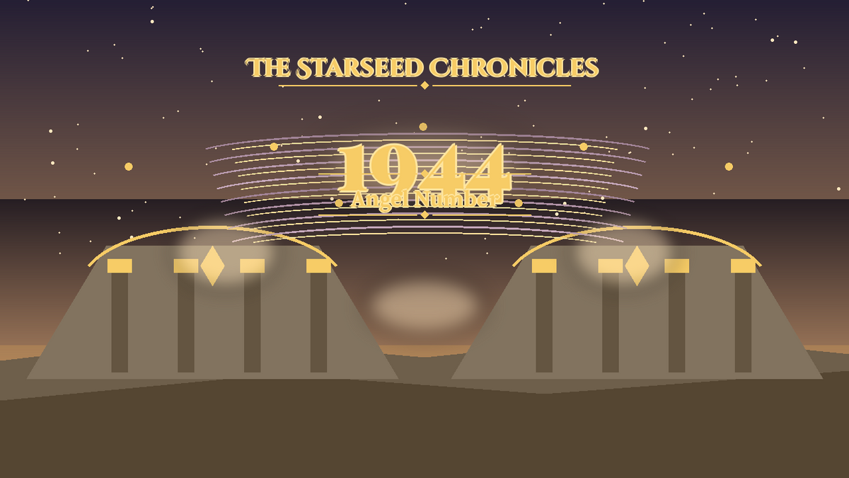 Angel Number 1944: The Starseed Chronicles Style H, Nexus Ark Threshold Keystone Keystone Span