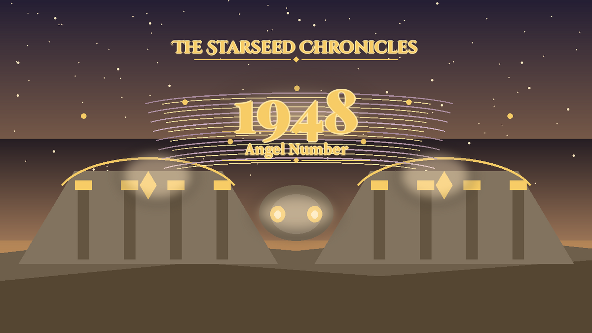 Angel Number 1948: The Starseed Chronicles Style H, Floating Sky Islands Keystone Coin Cascade