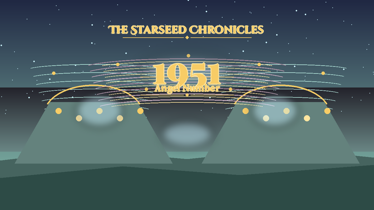 Angel Number 1951: The Starseed Chronicles Style H, Starry Wisdom Grove Freewind Dawn Gate