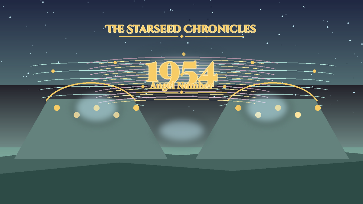 Angel Number 1954: The Starseed Chronicles Style H, Joyful Sky Glades Freewind Keystone Span