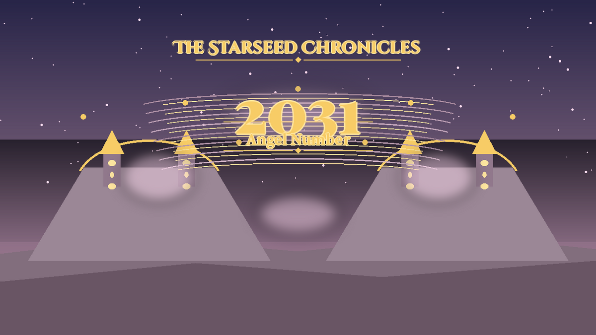 Angel Number 2031: The Starseed Chronicles Style H, Skybridge Orchard Chorus Dawn Gate