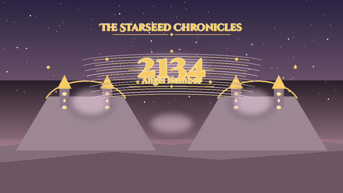 Angel Number 2134: The Starseed Chronicles Style H, Quill Library Cloister Chorus Keystone Span
