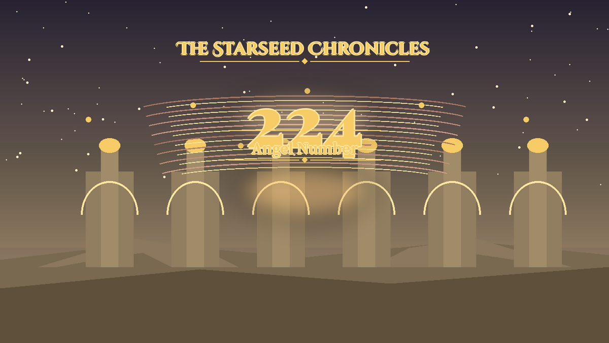Angel Number 224: The Starseed Chronicles Style H, Foundation Twinpath Colonnade