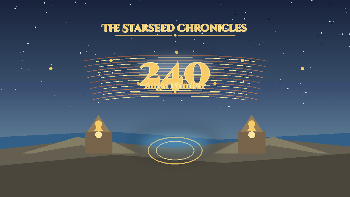 Angel Number 240: The Starseed Chronicles Style H, Infinite Council Harbor