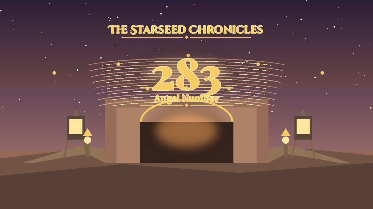 Angel Number 283: The Starseed Chronicles Style H, Creative Market Atelier