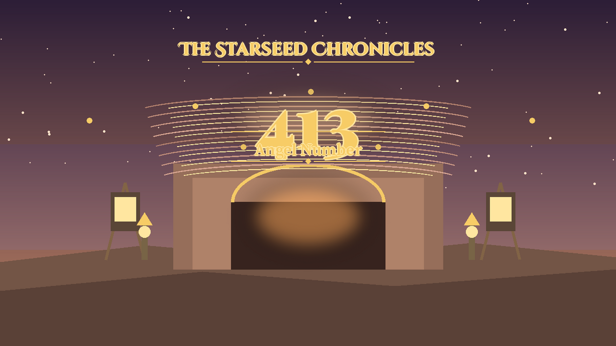 Angel Number 413: The Starseed Chronicles Style H, Creative Echo Atelier