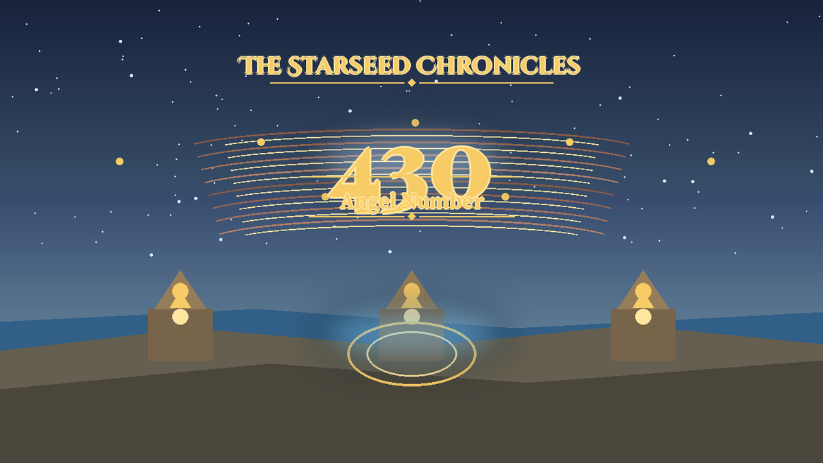 Angel Number 430: The Starseed Chronicles Style H, Infinite Triad Harbor