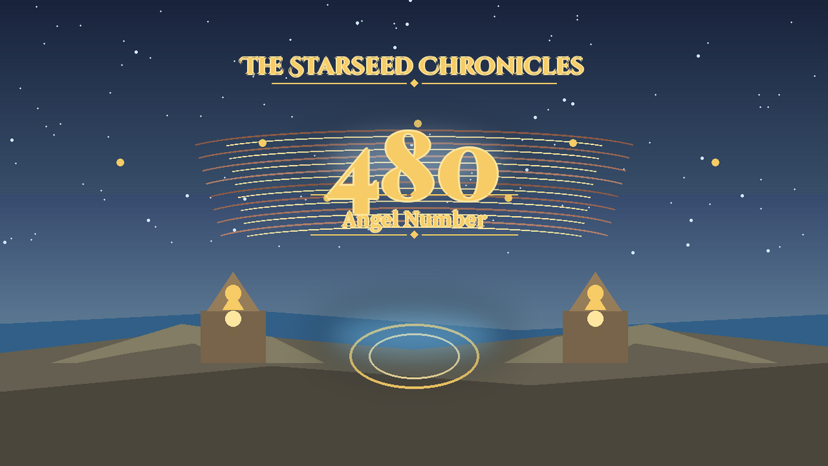 Angel Number 480: The Starseed Chronicles Style H, Infinite Market Harbor