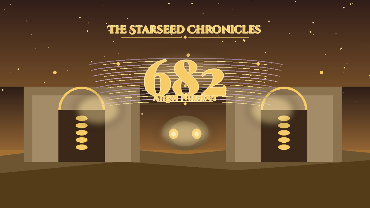 Angel Number 682: The Starseed Chronicles Style H, Coinfaith Home Twin Cascades