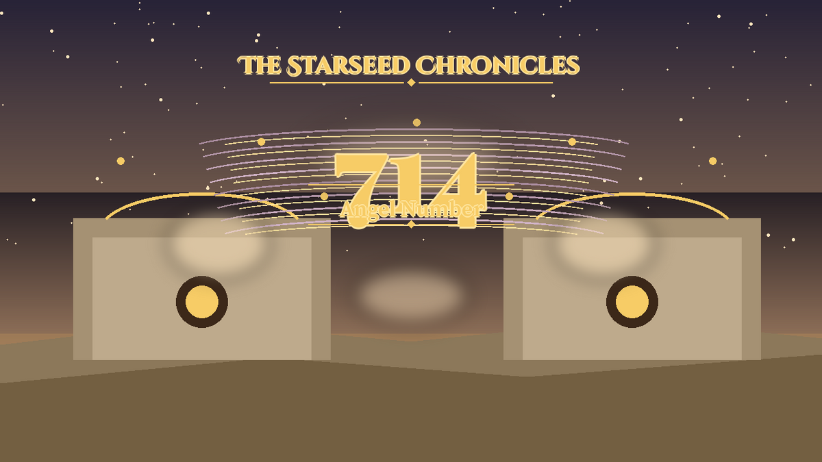 Angel Number 714: The Starseed Chronicles Style H, Dawnspan Wisdom Keystone Lanternwalk