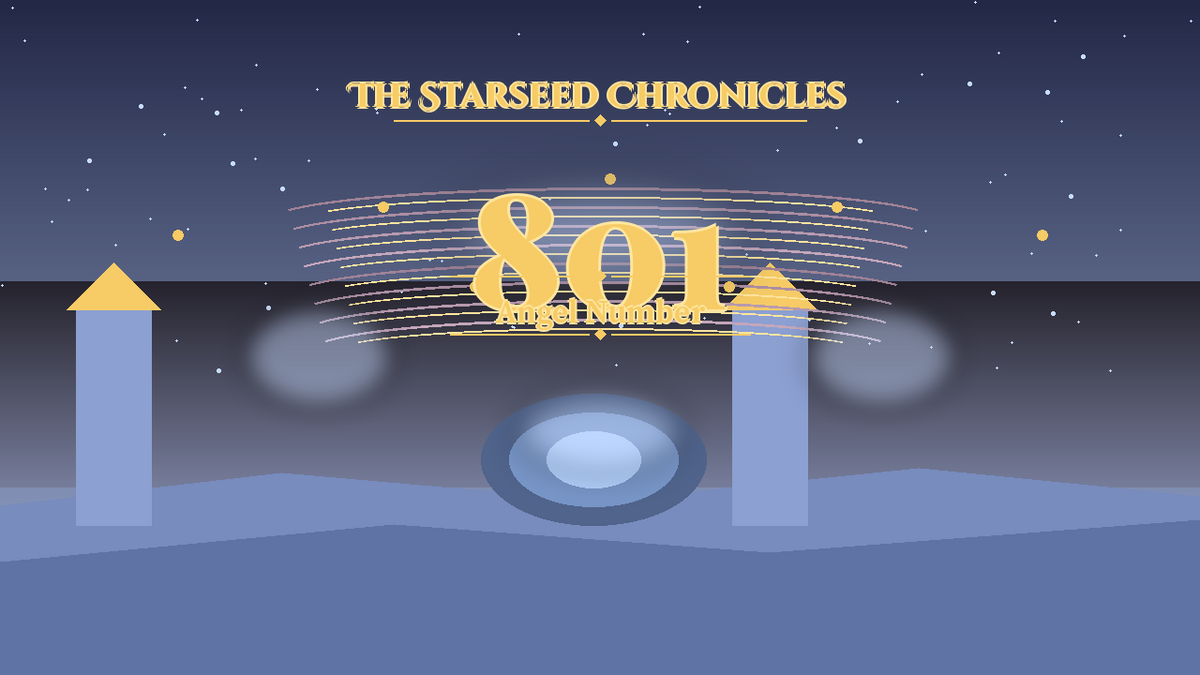 Angel Number 801: The Starseed Chronicles Style H, Abundancedawn Prosperity Pioneer Vaultgate