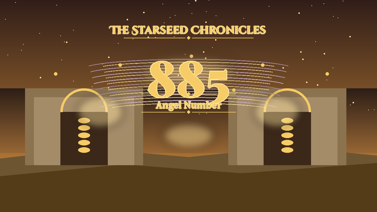 Angel Number 885: The Starseed Chronicles Style H, Coinwind Prosperity Freedom Cascadegate