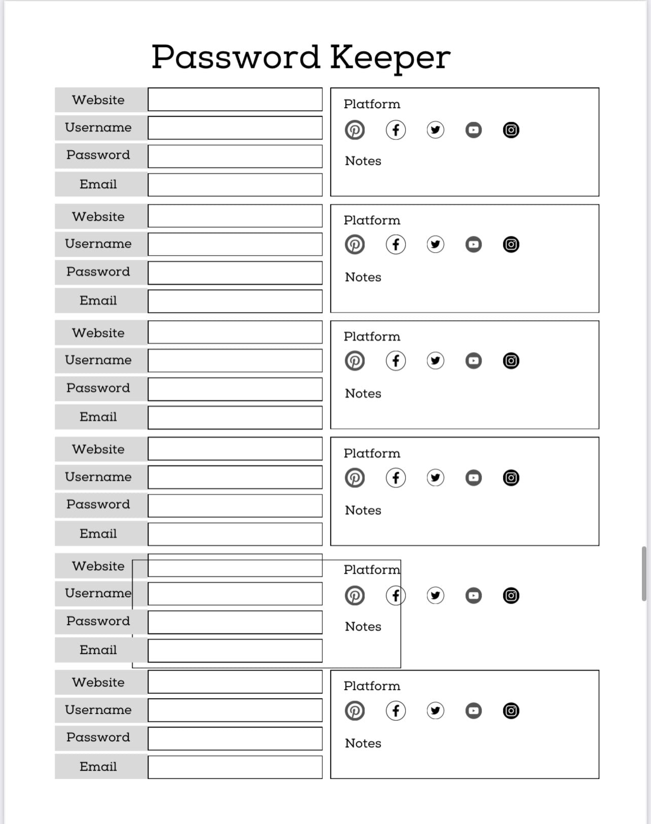 Social Media Planner