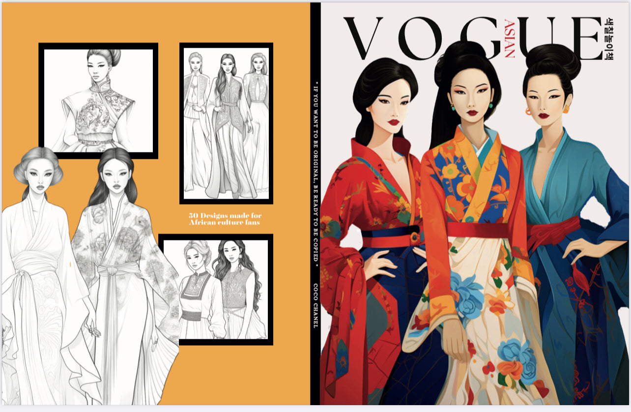 Asian Designs Coloring Book