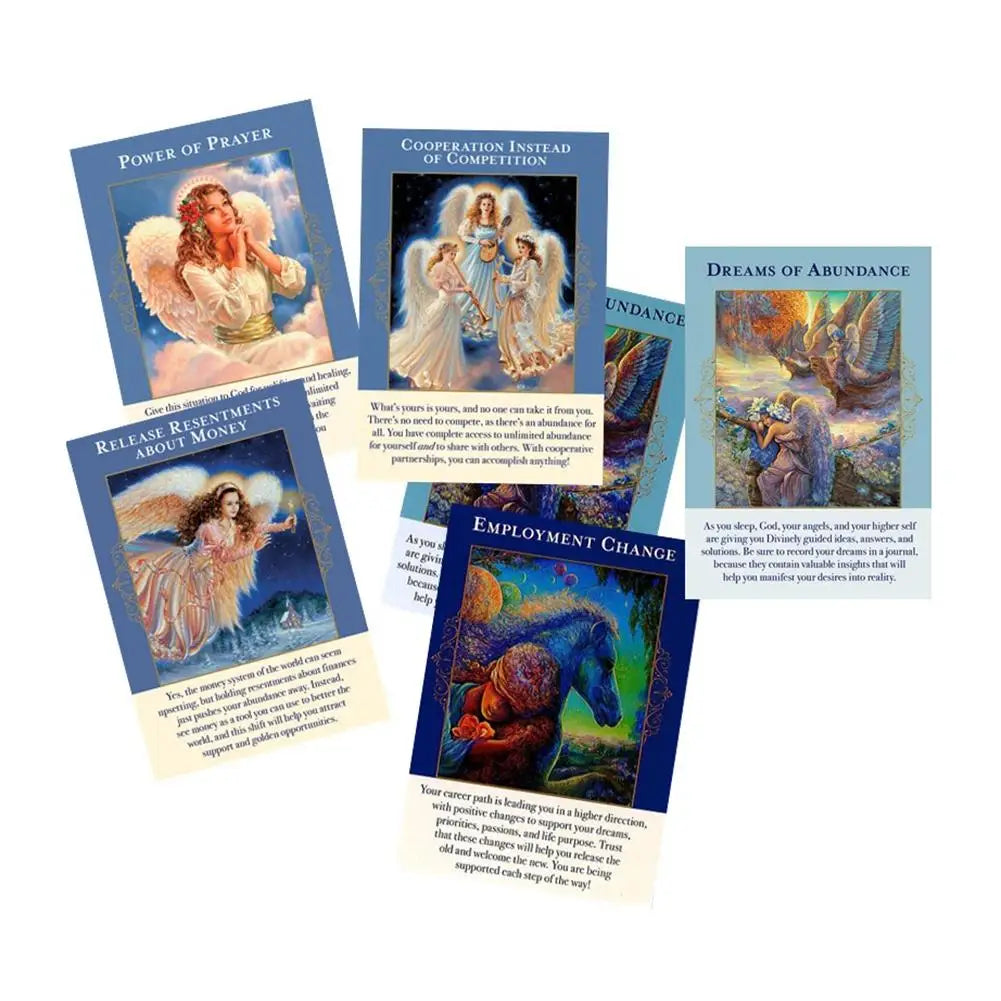 Angels Of Abundance Oracle Cards (PDF Guidebook Included)