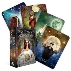 Queen of The Moon Oracle Cards (PDF Guidebook Included)