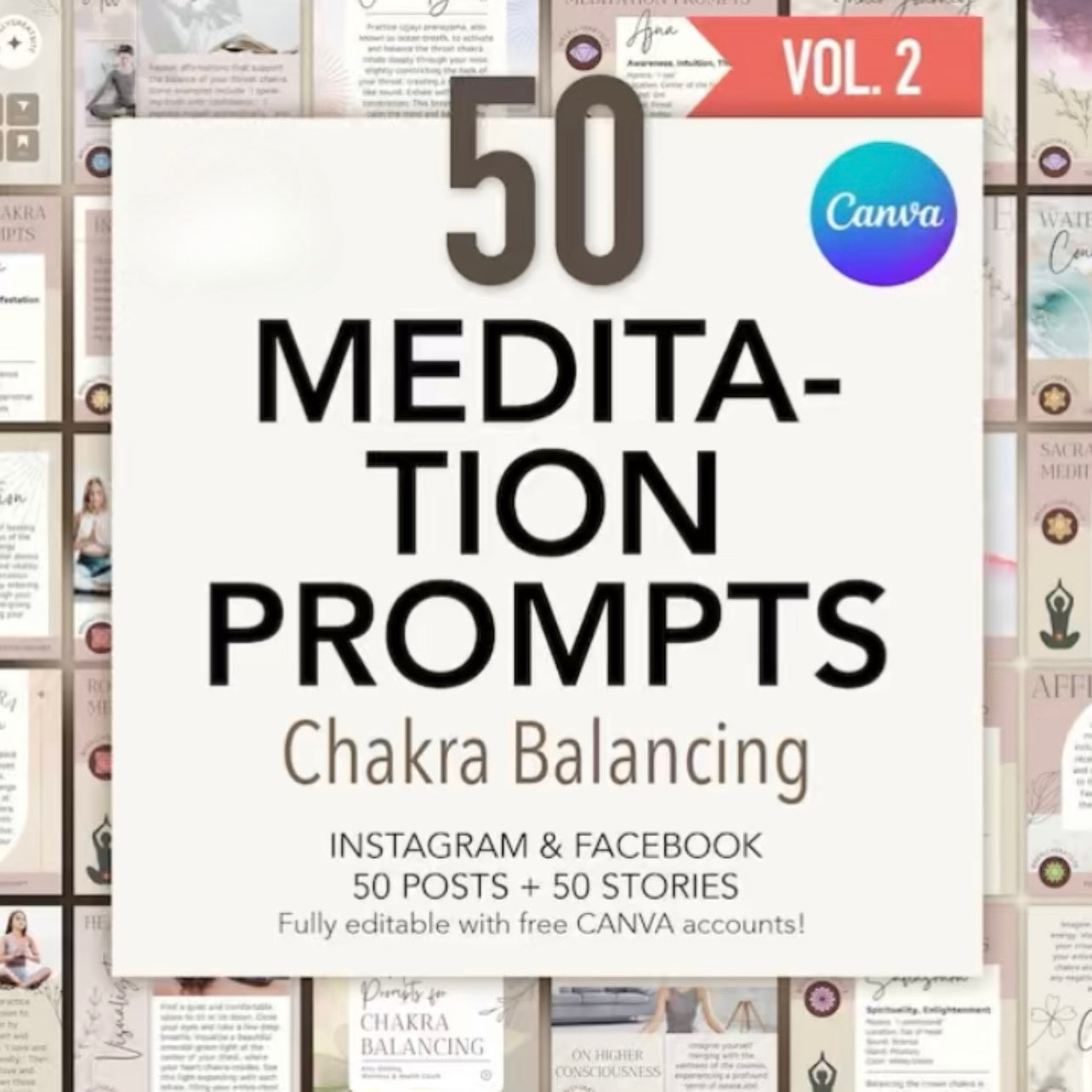 50 Meditation Posts Templates