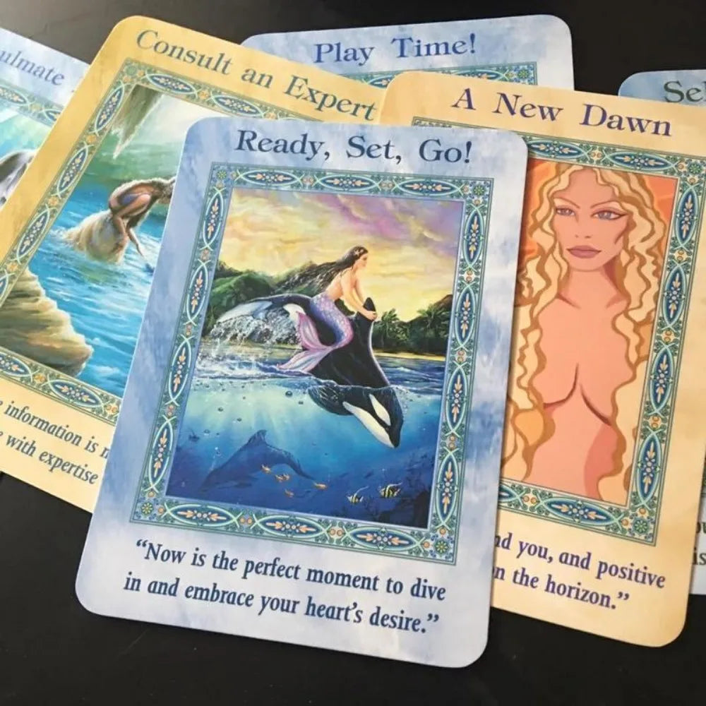 Magical Mermaid and Dolphin Cards: A 44-Card Deck