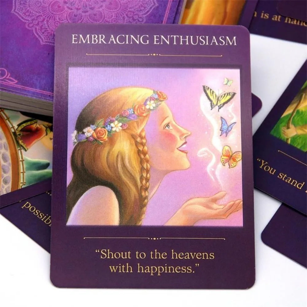 Sacred Traveler Oracle 52 Cards Deck(PDF Guidebook Included)