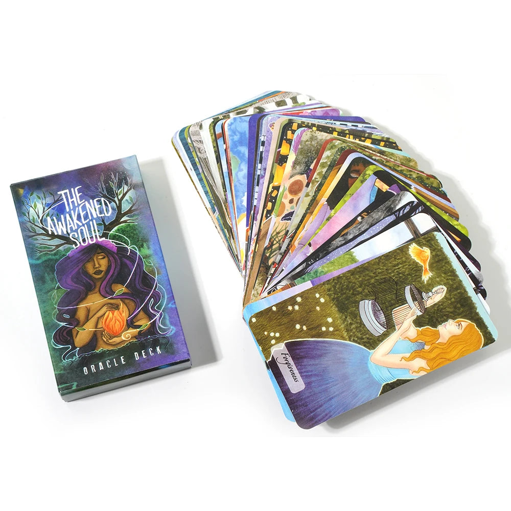 Awakened Soul Oracle Cards (PDF Guidebook Included)