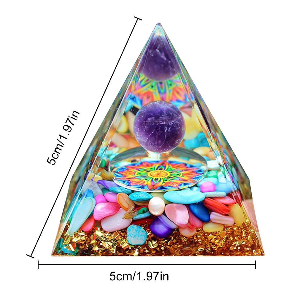 Pyramid Orgone Healing Crystals Energy Generator (20+ designs)