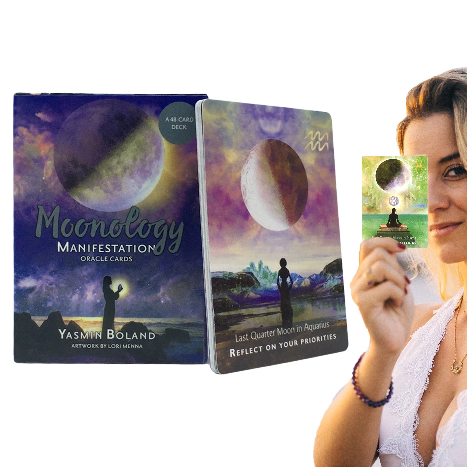 Moonology Manifestation Oracle(PDF Guidebook Included)