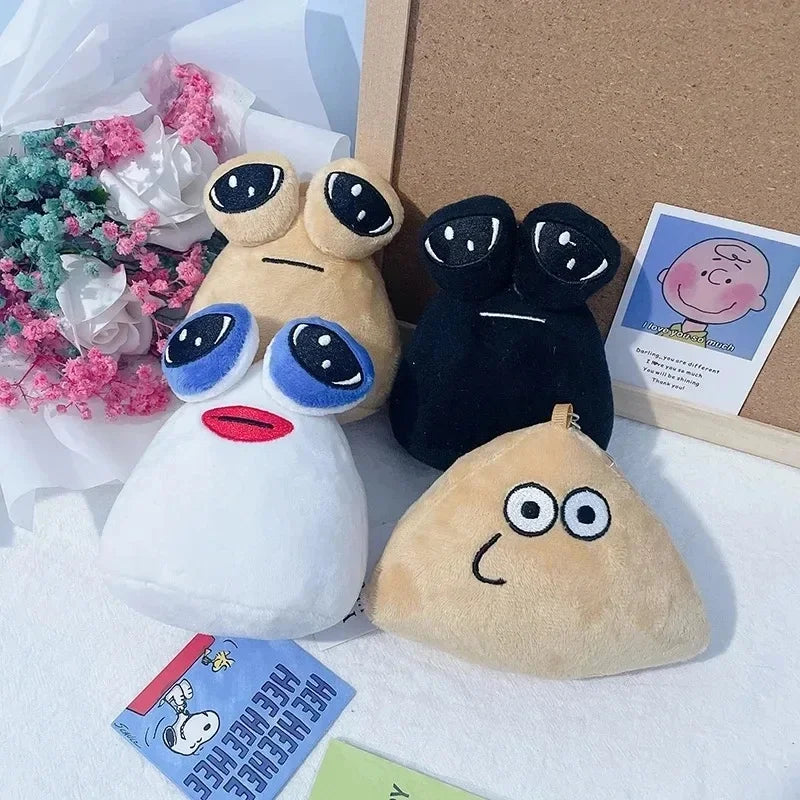 Pou Plush Keychaina