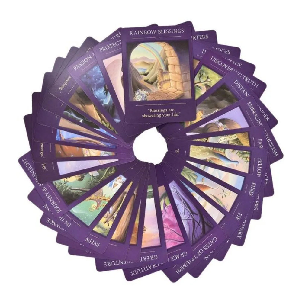 Sacred Traveler Oracle 52 Cards Deck(PDF Guidebook Included)