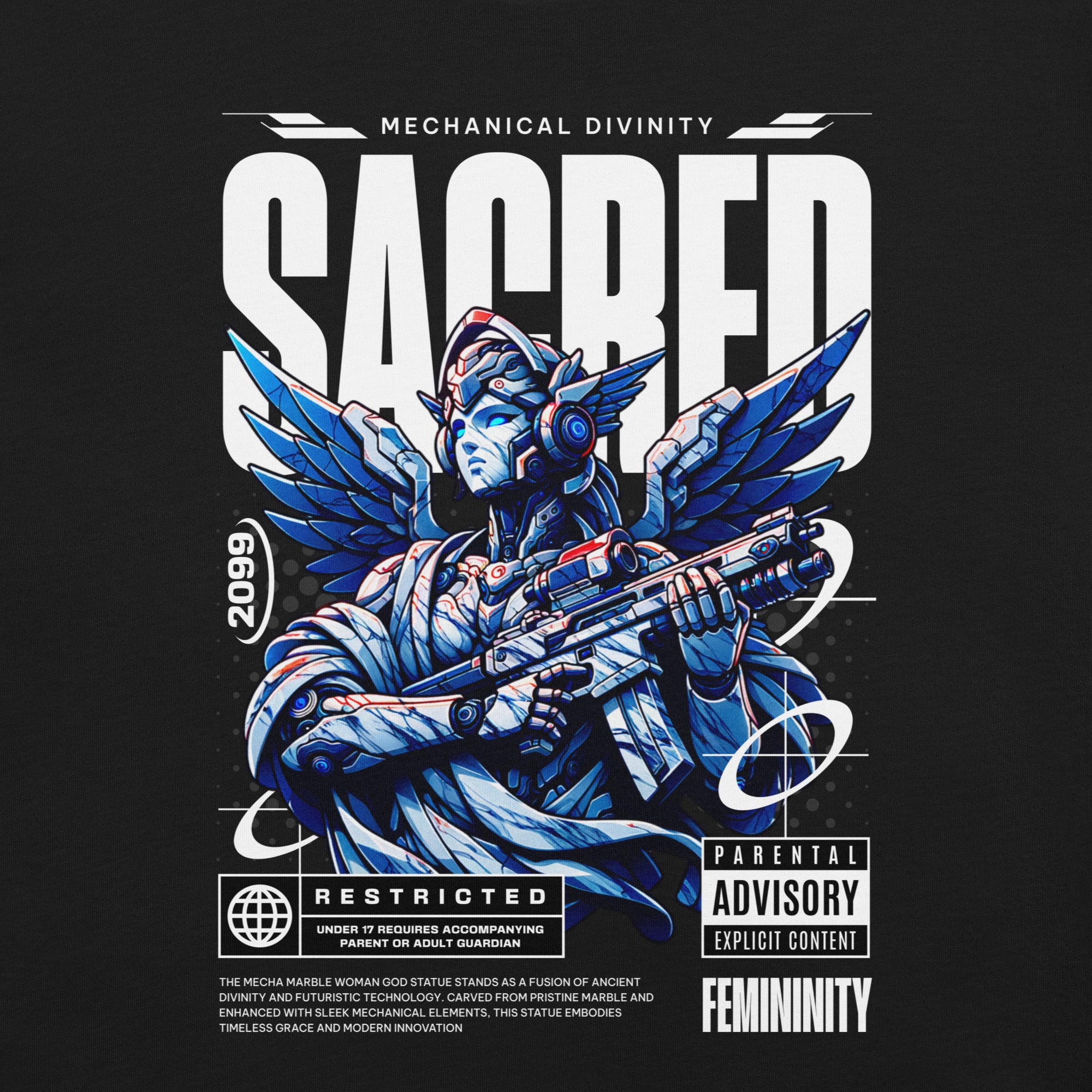 Sacred Mechanically Divinity Unisex t-shirt