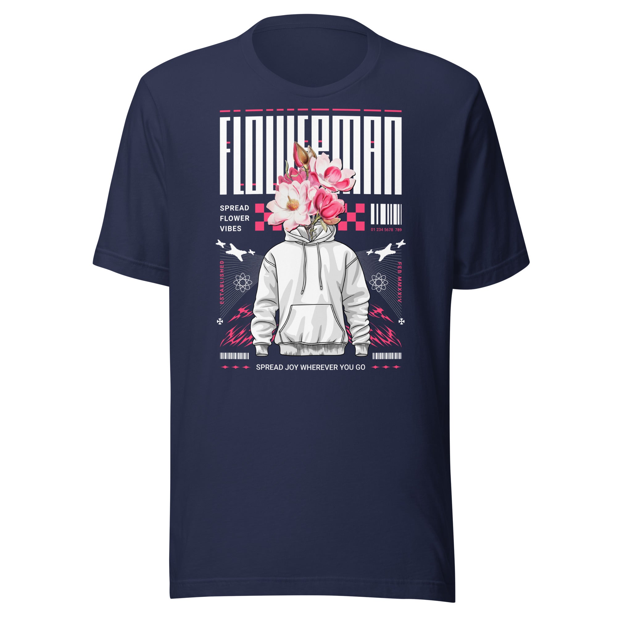 Flower Man Unisex t-shirt