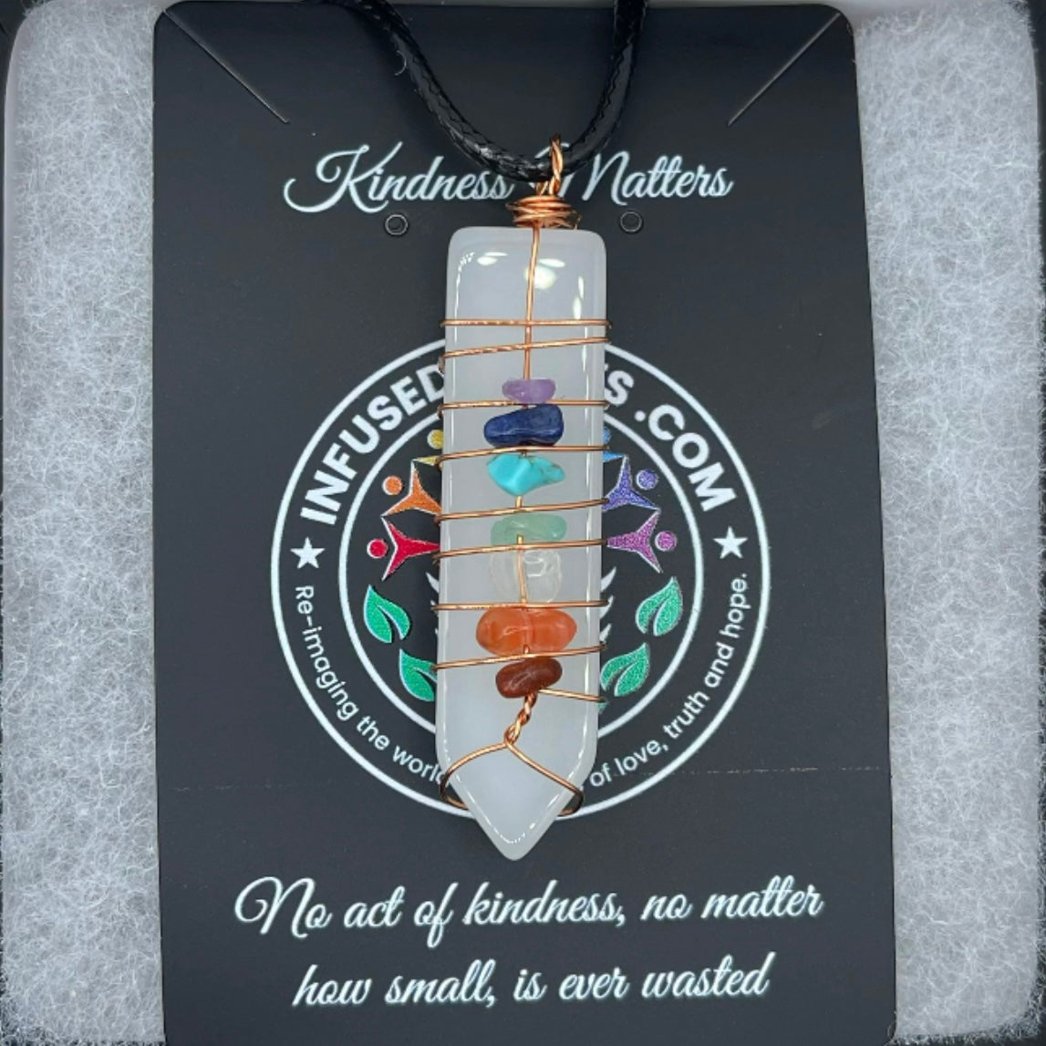 Chakra Quartz Necklace