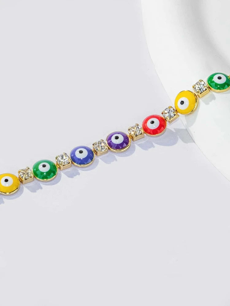 Evil Eye Gold Bracelet